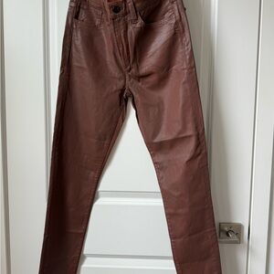 Joe's brown waxed Jeans size 28